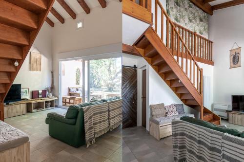 Posezení v ubytování Ocean Vibes Montalivet B&B