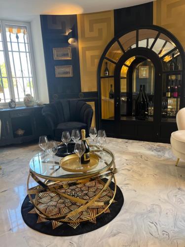 Χώρος καθιστικού στο Domaine Pierre Monnaie