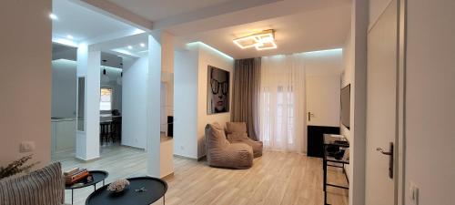 Η κουζίνα ή μικρή κουζίνα στο Ivory Lane City Center Luxury Suite