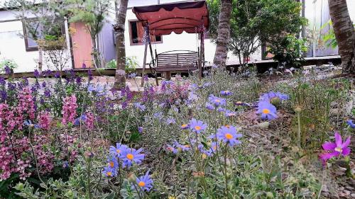 Κήπος έξω από το Fun星空謐境 埔里包棟民宿 烤肉麻將自然園區