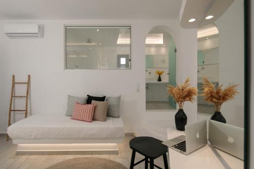Posezení v ubytování Naxos Hotel Poseidon