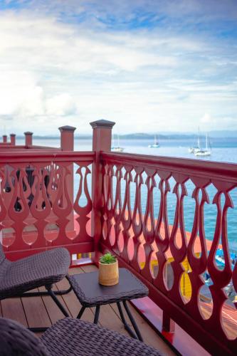 Uma varanda ou terraço em Divers Paradise Boutique Hotel