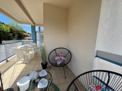 Appartement T2 cosy à Arcachon, proche plage, parking sécurisé, balcon-terrasse, Ménage inclus - FR-1-374-115