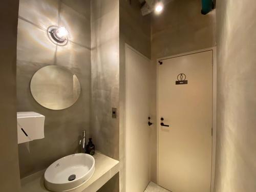 Koupelna v ubytování maejima Hotel