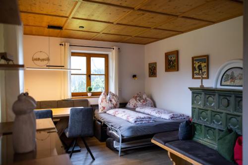 Postel nebo postele na pokoji v ubytování Hof Hintererb