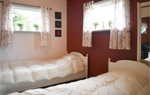 Ліжко або ліжка в номері Nice home in Fjlkinge with 1 Bedrooms and WiFi