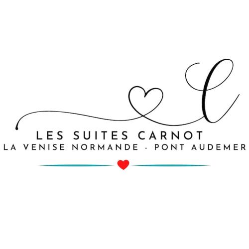 un logo pour les suites can lavenue normande point administrator dans l'établissement Suites Carnot, Venise Normande., à Pont-Audemer
