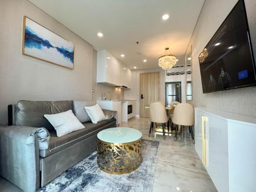 TV a/nebo společenská místnost v ubytování Copacabana luxury apartments