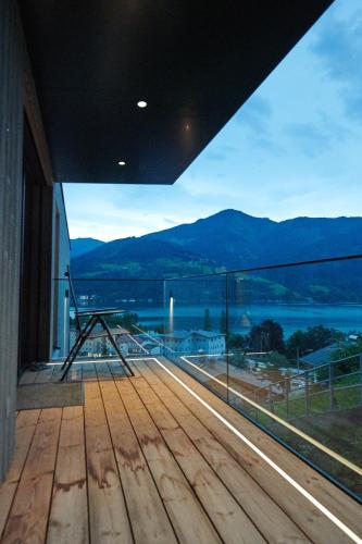 Vue générale sur la montagne ou vue sur la montagne depuis l'appartement