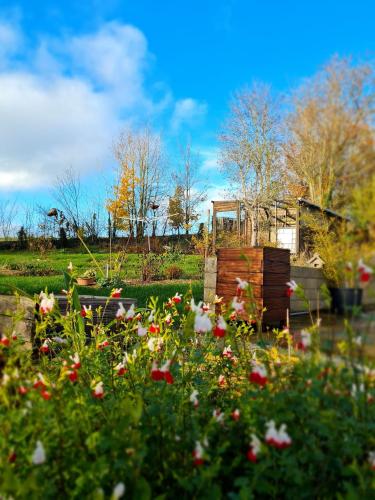 Jardín al aire libre en Gîte Epis du Moulin