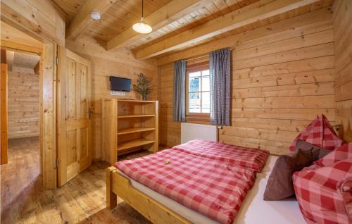 Cama o camas de una habitación en Charmante Berghuette