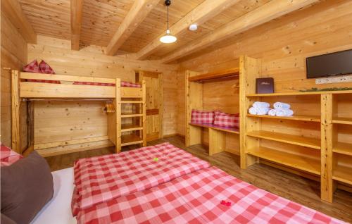 Cama o camas de una habitación en Charmante Berghuette