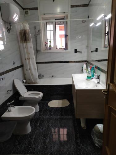 Koupelna v ubytování A Casa di Mich