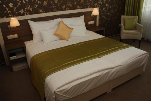 Katil atau katil-katil dalam bilik di Hotel Európa Gunaras