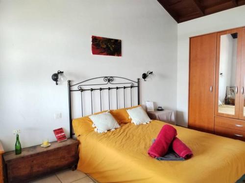 Posteľ alebo postele v izbe v ubytovaní Casa Rural de La Luna, La Palma