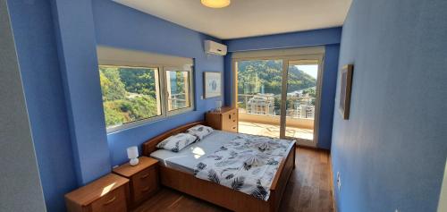 En eller flere senge i et værelse på Apartments Bel&Rus Hestia