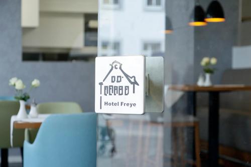 Certifikát, hodnocení, plakát nebo jiný dokument vystavený v ubytování Hotel Freye