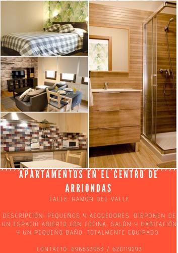 a collage of four pictures of a bedroom and a bathroom at Loft Pelayo apart in Arriondas