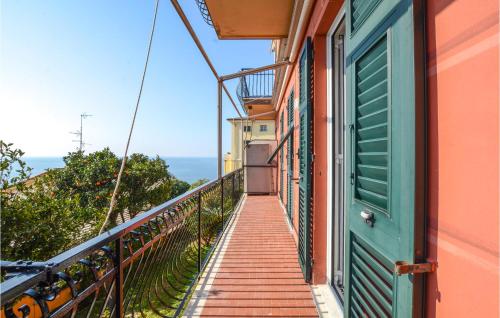 Beautiful apartment in Recco-Camogli with WiFi and 1 Bedrooms