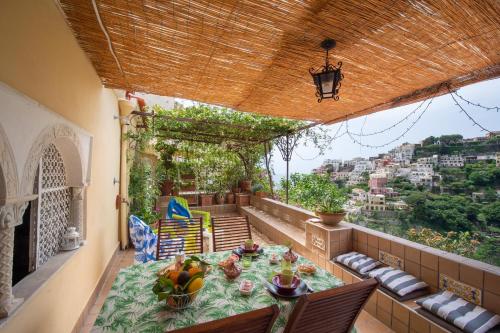 Balkón nebo terasa v ubytování Casa La Bifora Positano
