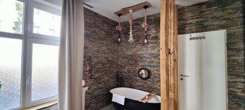 Koupelna v ubytování XuBa ApartmentRooms Messe Wien Prater
