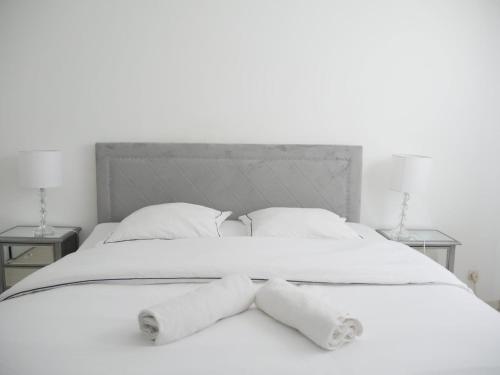 Säng eller sängar i ett rum på Private Room in Montpellier