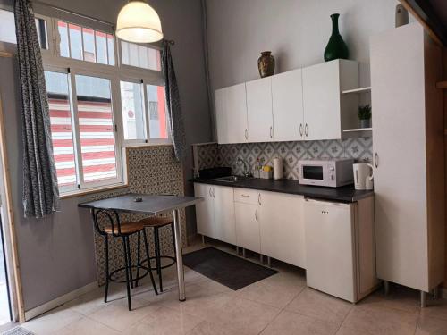 Кухня или мини-кухня в Vivienda San Justo
