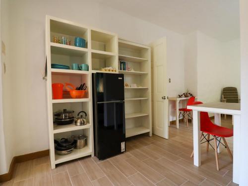 Η κουζίνα ή μικρή κουζίνα στο Villa Casa Azul & Arena Blanca Apartamentos