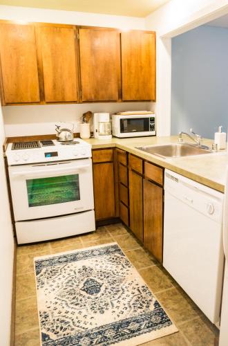 Una cocina o zona de cocina en Cedar Suite at Snowater
