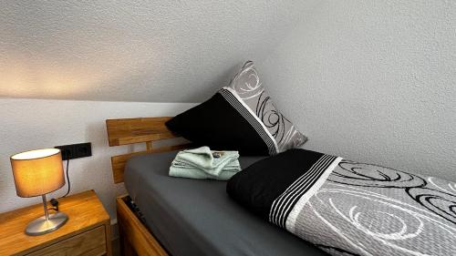 Ένα ή περισσότερα κρεβάτια σε δωμάτιο στο B&W Apartments