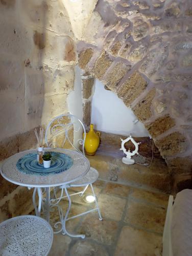 A seating area at Agrimi b&b