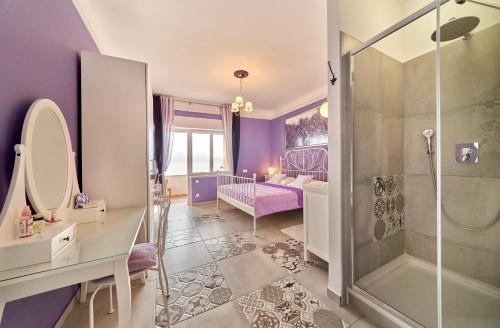 Et badeværelse på Beach House Labineca