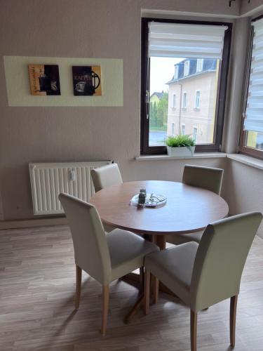 Χώρος καθιστικού στο Ferienwohnung Bella in Heidenau bei Dresden