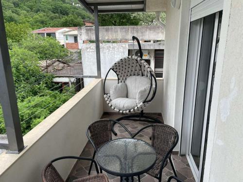 Een balkon of terras bij Apartments Neda