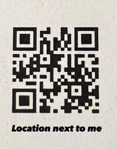 a black and white labyrinth with the text location next to me at Apartman EN in Sarajevo
