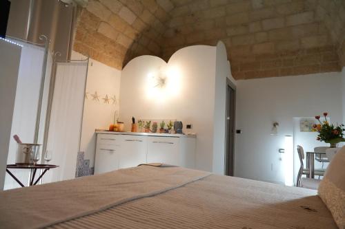 Kuchyň nebo kuchyňský kout v ubytování Bed & Breakfast Al Borgo
