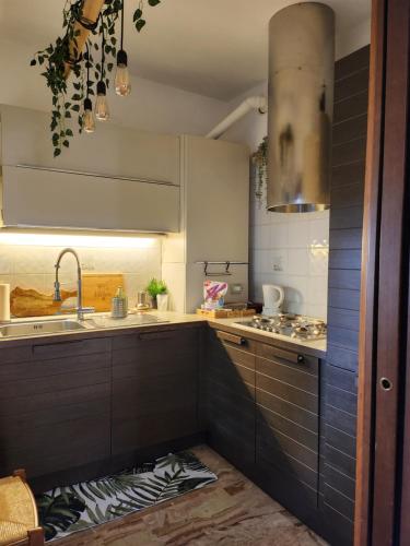 Dapur atau dapur kecil di Fausto&Deby Apartment