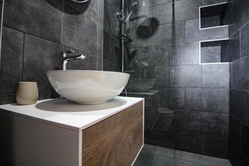 Et badeværelse på Apartman Toni