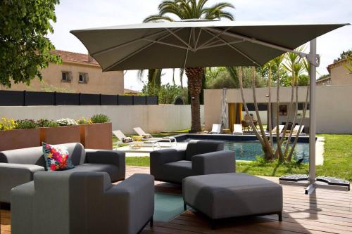Zona de estar de Villa Luxe Oasis