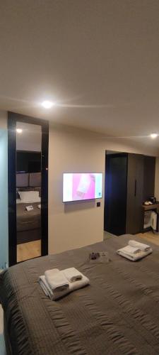 Garden Lounge Hotelにあるベッド