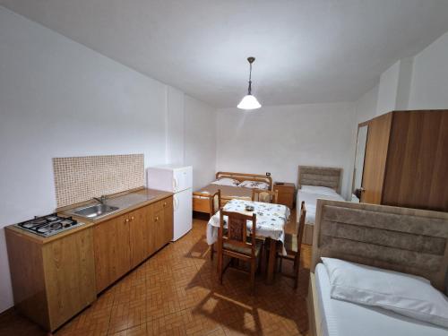 Kuchyň nebo kuchyňský kout v ubytování Guest House "Pisha"