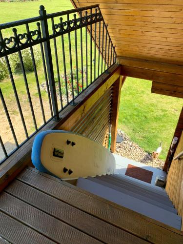 Balkoni atau teres di Sodyba Paukščių Takas