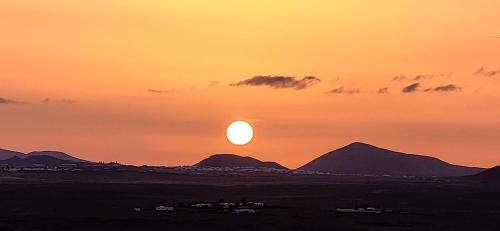 Naturlandskabet i nærheden af villaen
