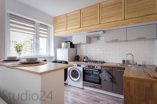 Η κουζίνα ή μικρή κουζίνα στο Apartament Studio 24