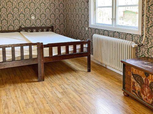 a room with two beds and a window at 4 person holiday home in HÖJE-By Traum in Höje