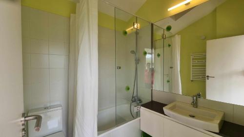 Ένα μπάνιο στο Casa vacacional el Pandu