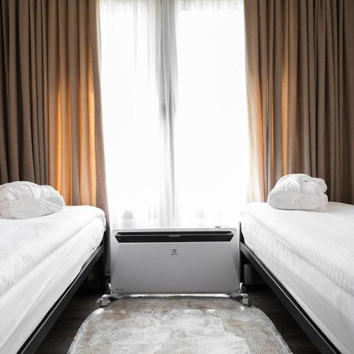 Postel nebo postele na pokoji v ubytování Green Hills Resort Uzbekistan