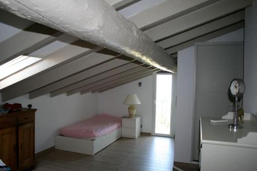 Postel nebo postele na pokoji v ubytování Maison golfe d'Ajaccio: vue mer