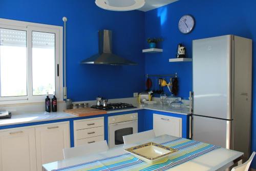 Η κουζίνα ή μικρή κουζίνα στο Casa Azul