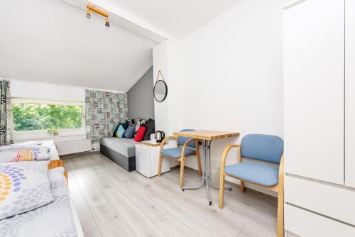 Postel nebo postele na pokoji v ubytování Agroturystyka Salamander